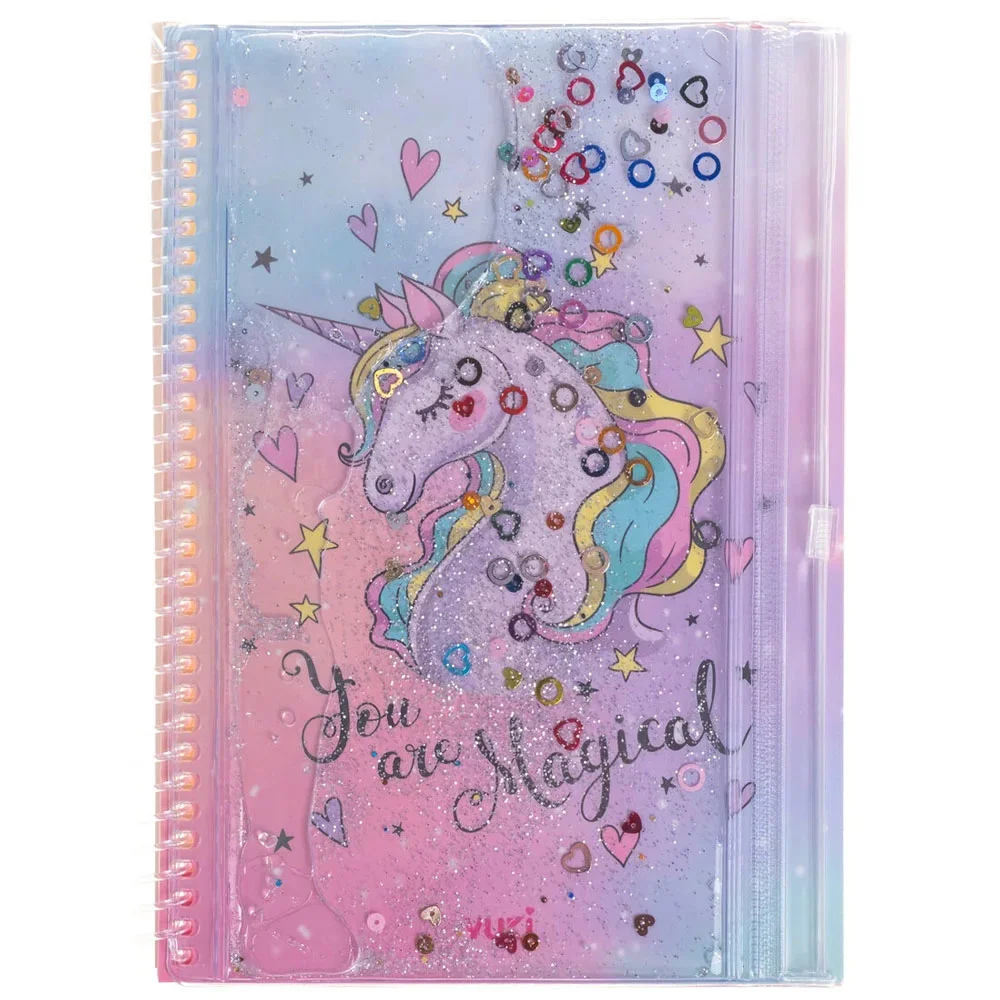 Vuki Sulu Çantalı Defter A5 Unicorn 2/S