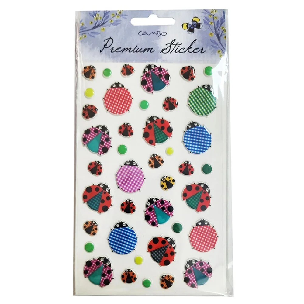 Bu-Bu Puf Uğurböceği Sticker