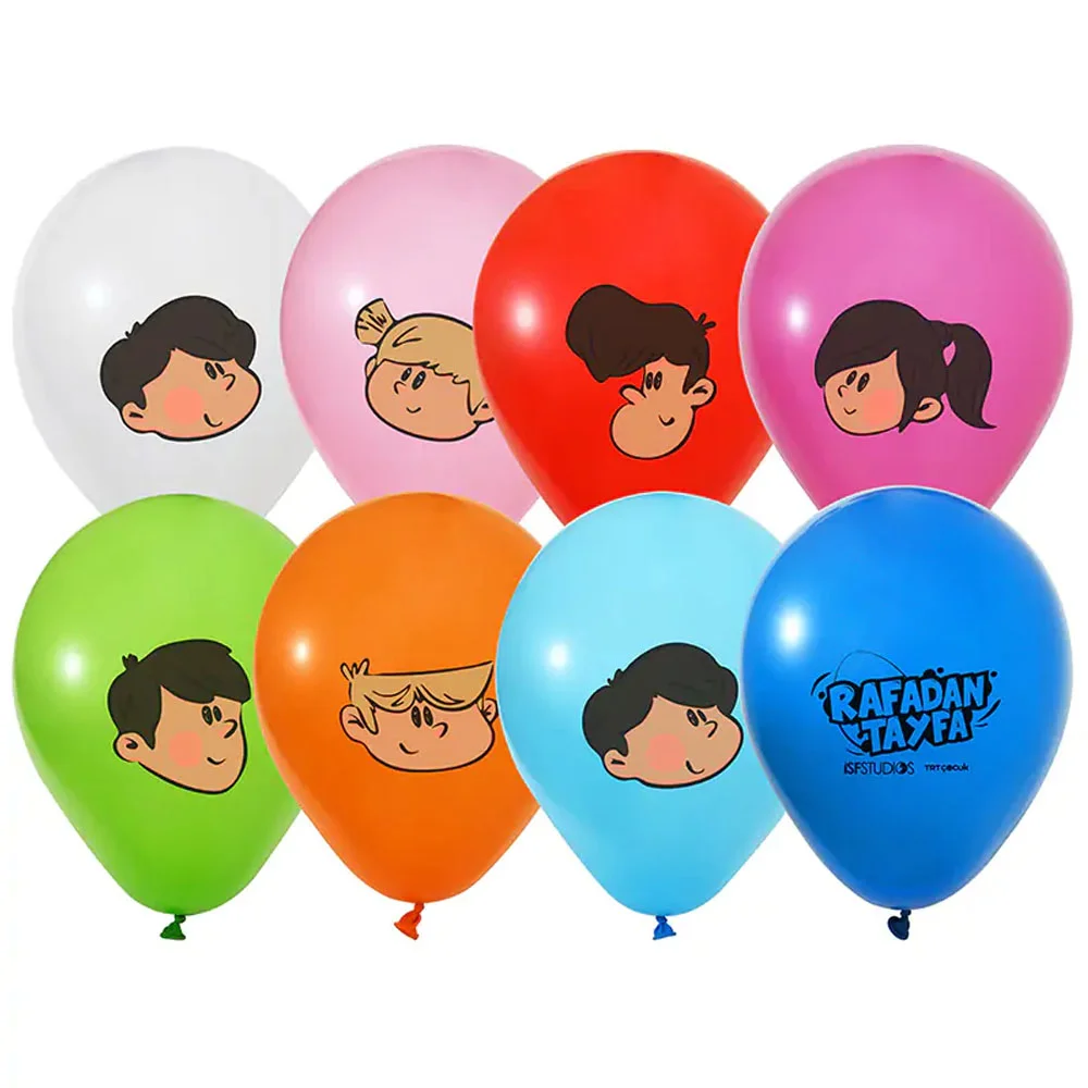 Balonevi Balon 4+1 Rafadan Tayfa Baskılı 12" 8 Li