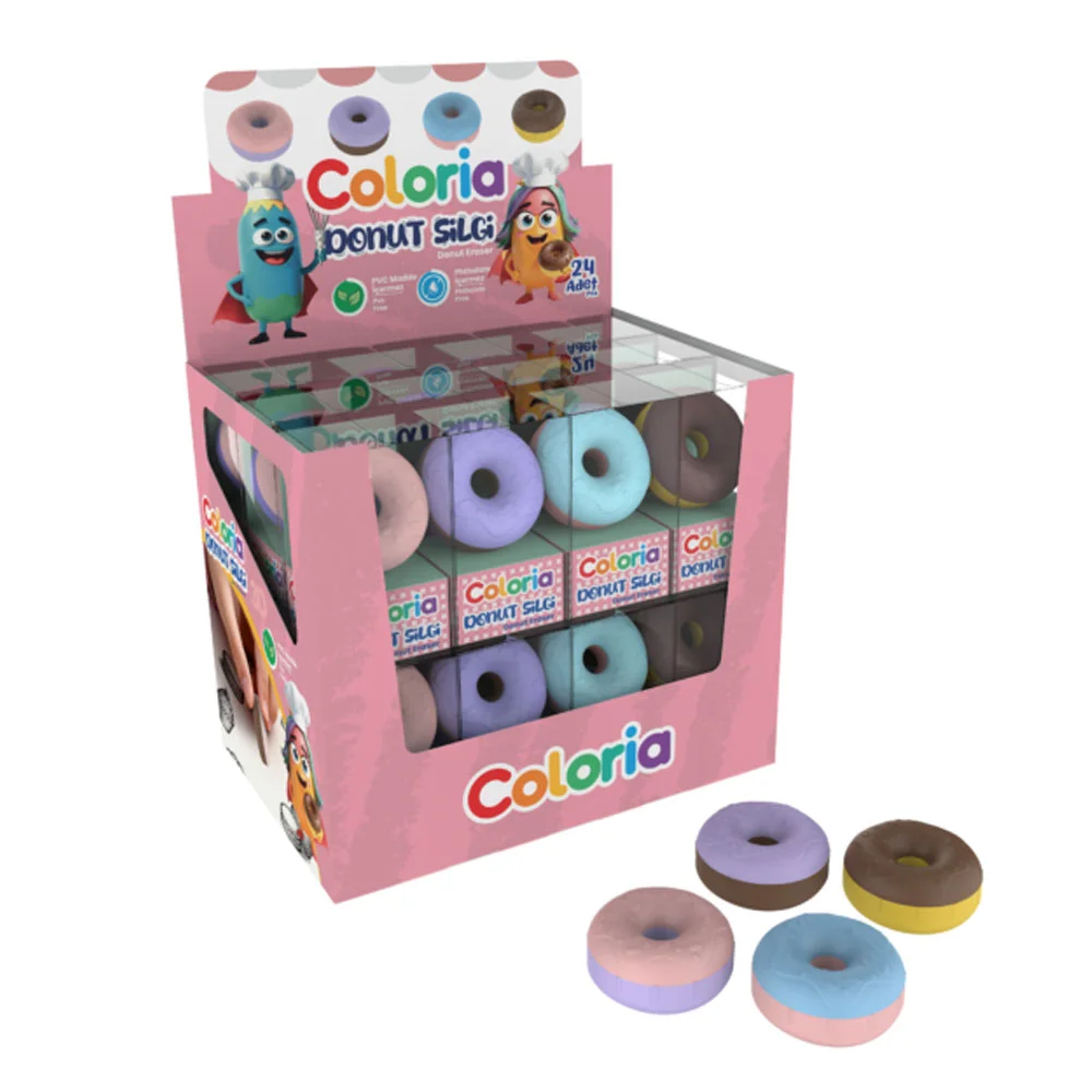 Silka Silgi Art.1434 Colorıa 24 Lü Donat 3D