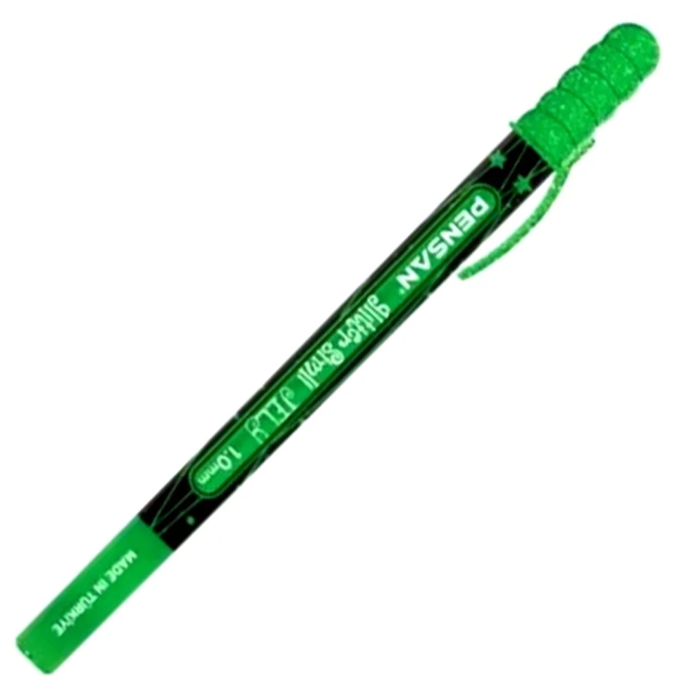 Pensan Jel Kalem Jely 1.0 MM Glitter Simli Yeşil 2800
