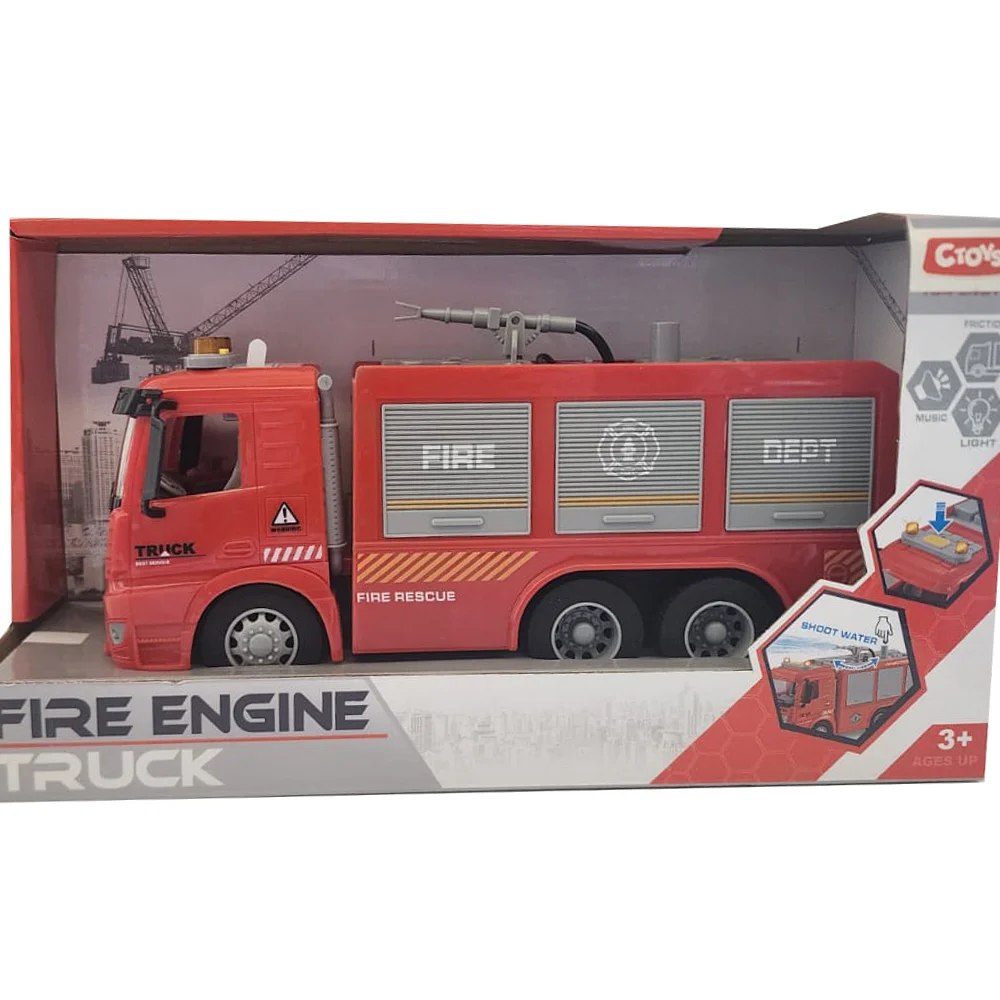 Ctoy&nbsp;Oyuncak&nbsp;Işıklı Ve Sürtmeli İtfaiye Aracı&nbsp;CTOY-PY8931A