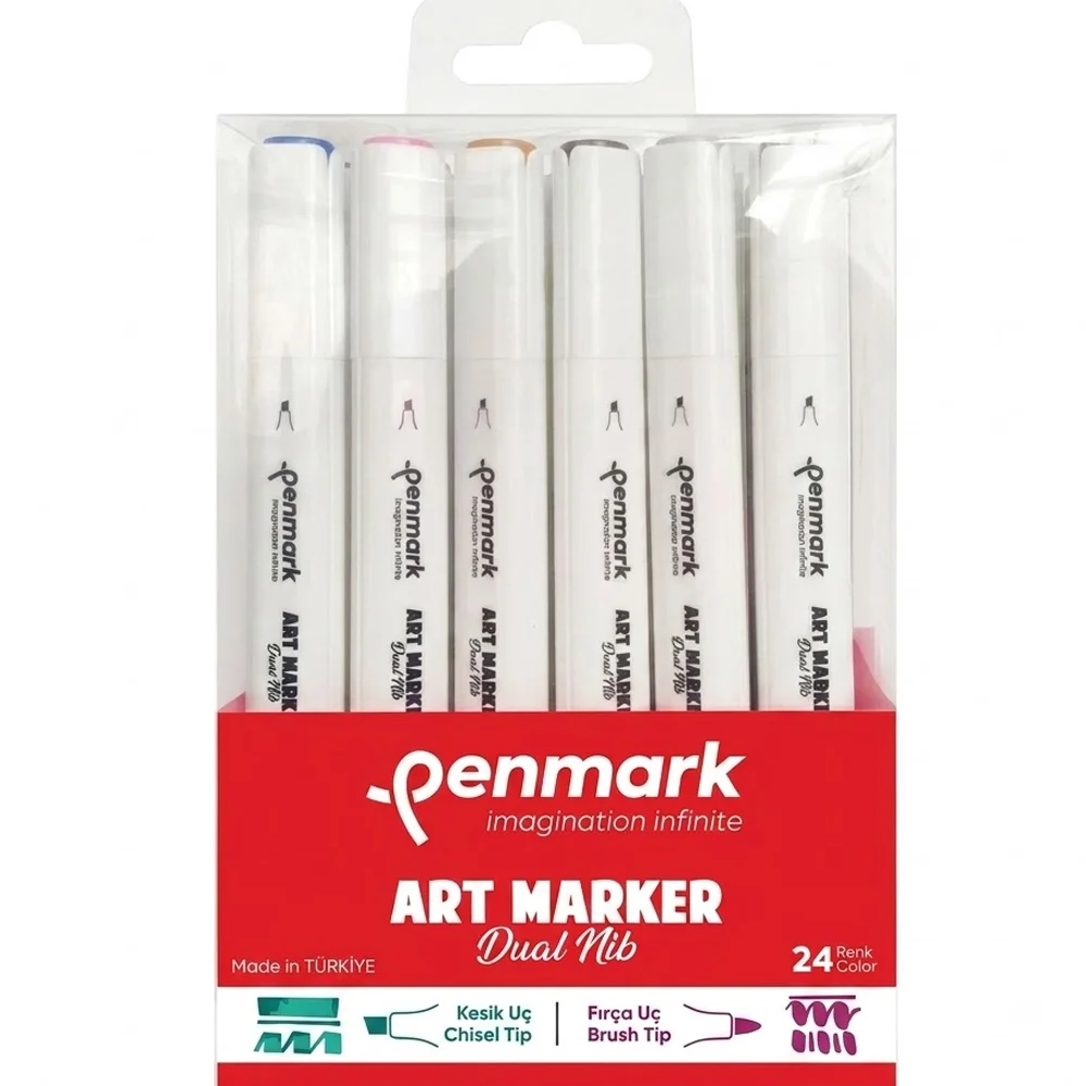 Penmark Markers Art Brush Kalem 24 Lü Set