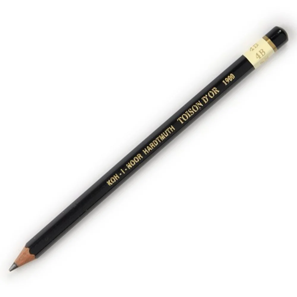 Koh-i Noor Gaphite Pencils 4B 1900
