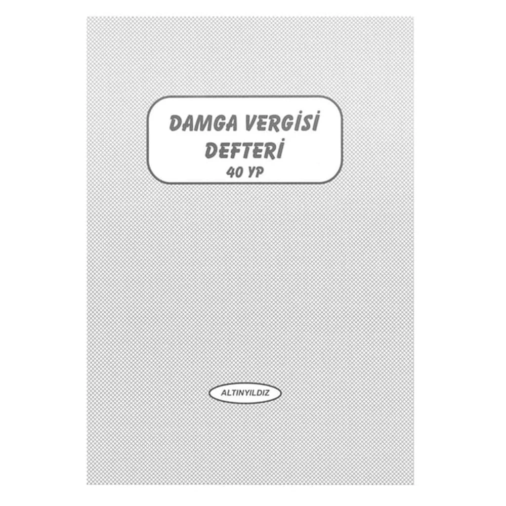 Altınyıldız Damga Vergisi Karton Kapak 40 YP
