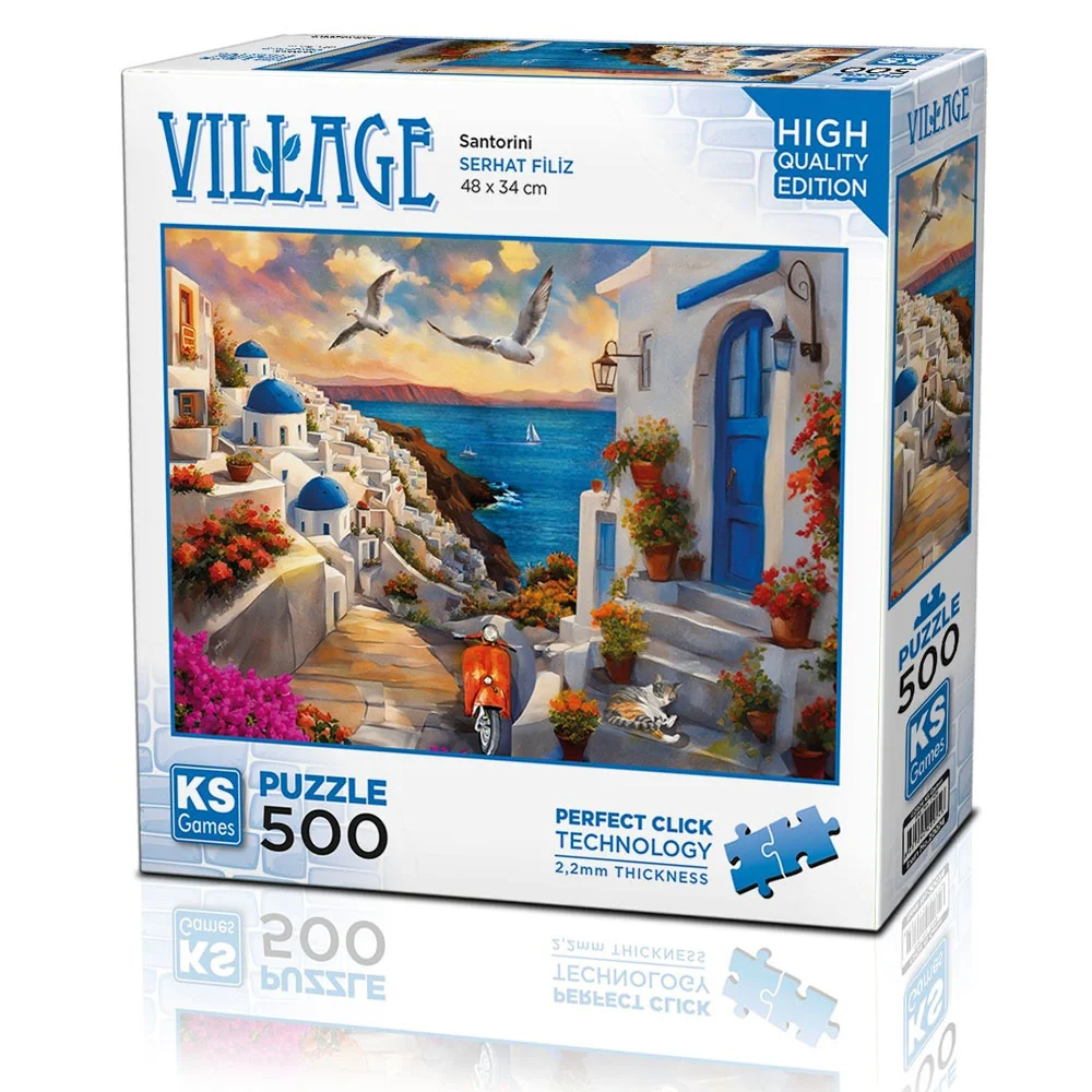 Ks Games Puzzle 500 Santorini 20074