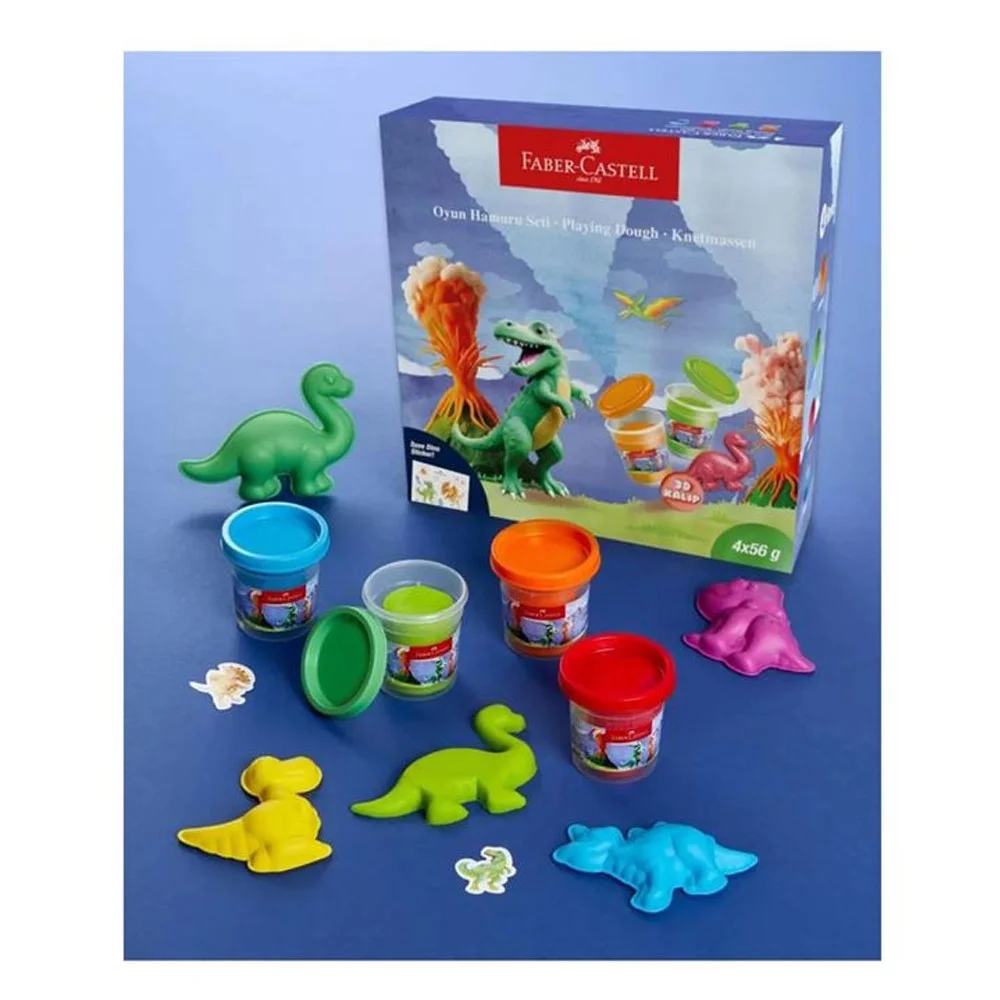 Faber-Castell Oyun Hamuru Seti Dino 5170 000047