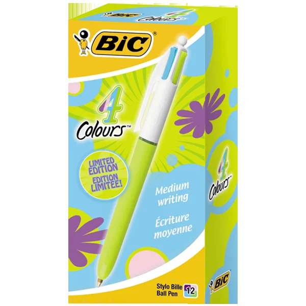 Bic Tükenmez Kalem Fonksiyonlu Fun 1.0 MM 4 Renk 887777