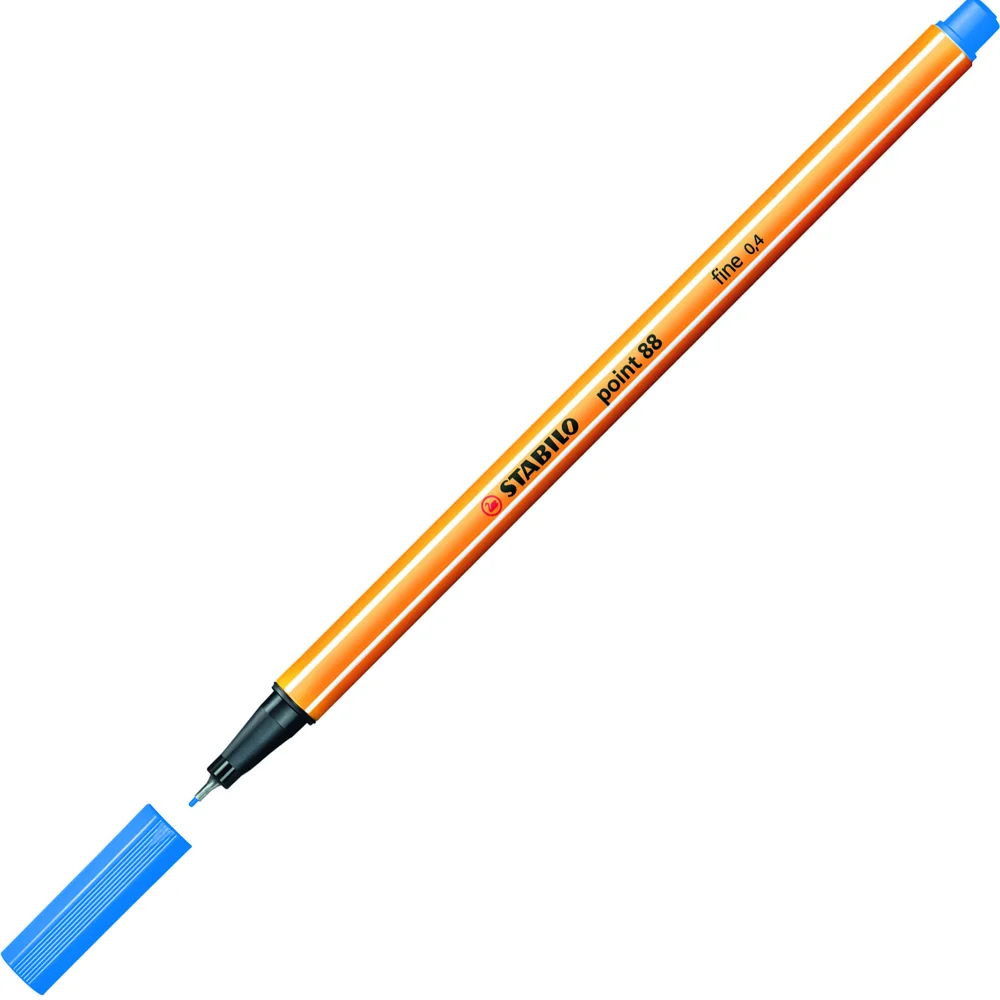 Stabilo Keçe Uçlu İnce Kalem 88 Point 0.4 MM Koyu Mavi 88/32