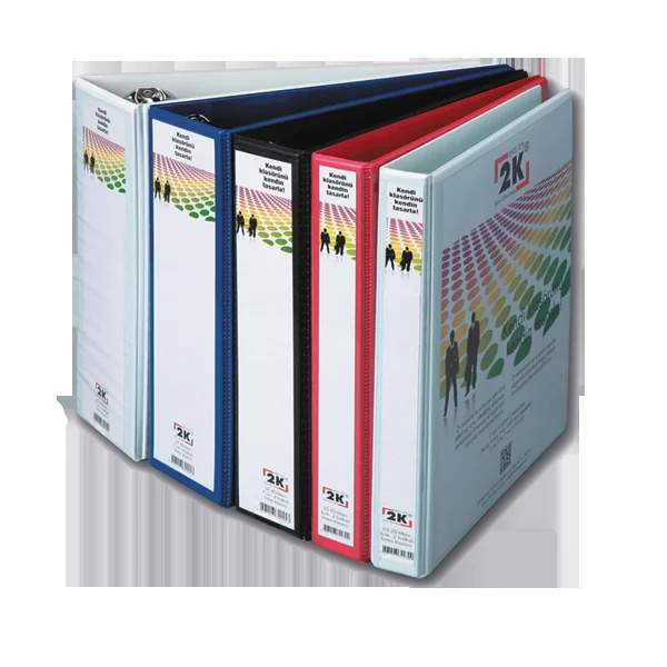 2K Sunum Klasörü Cepli 2 Halkalı 30 MM Siyah 03-2D-S
