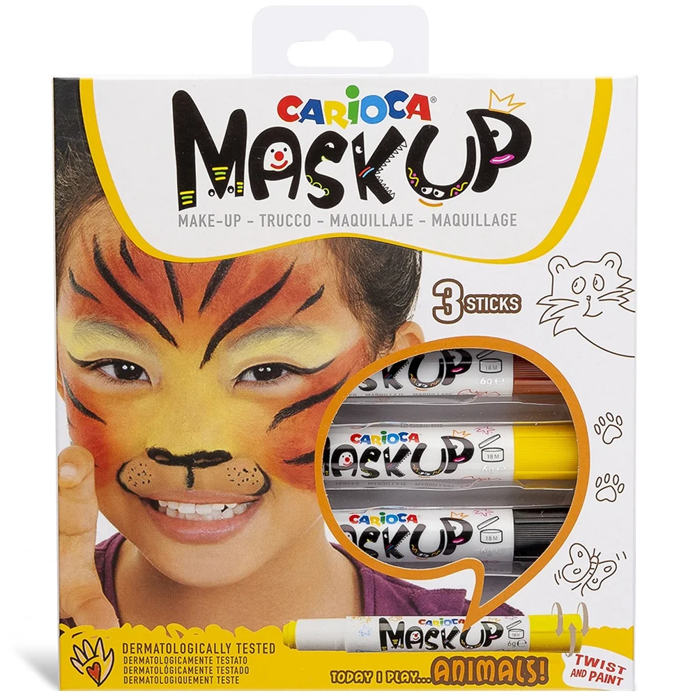 Carioca Yüz Boyası 6 GR 3 Renk Animals 43048