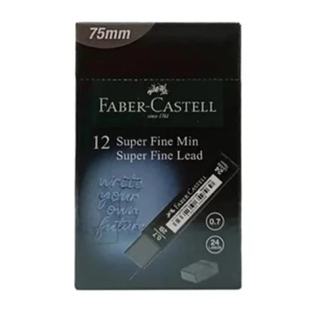 Faber-Castell Min Süper Fine T.Black 2B 0.7 MM 75 MM