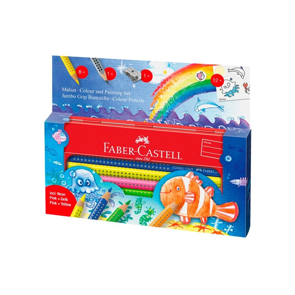 Faber-Castell Su Altı Dünyası Jumbo Kalem Seti / 110908