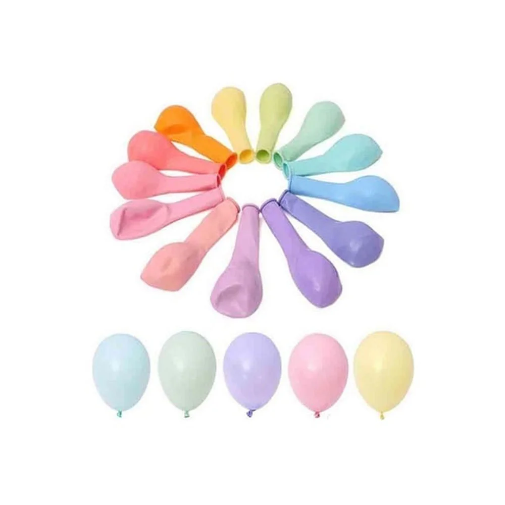 Balonevi Balon 12” Karışık Makaron 100 Lü