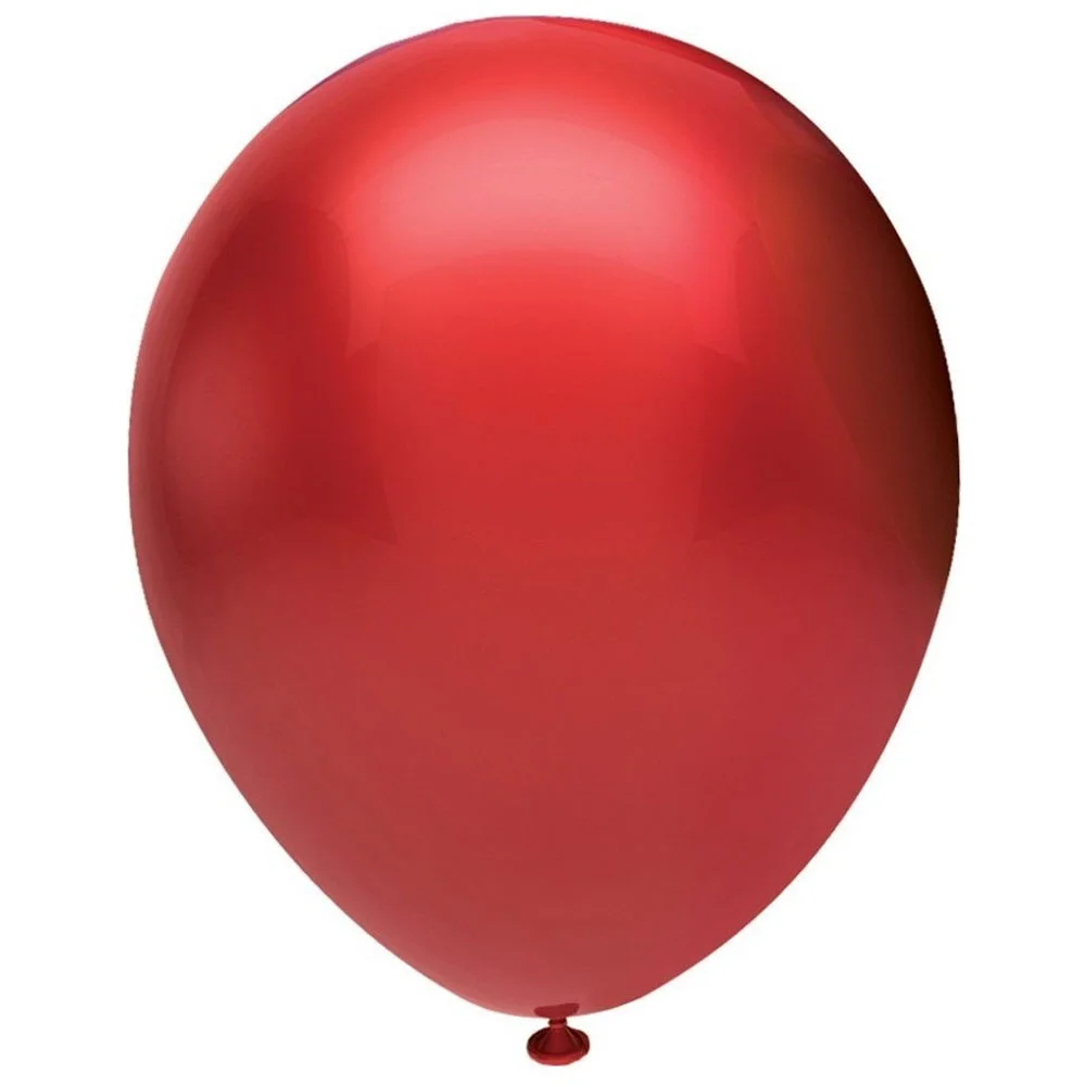 Balonevi Balon 12" Metalik Kırmızı 12 Li