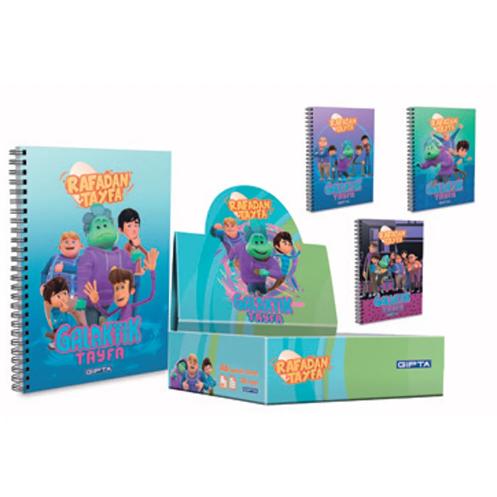 Gıpta Rafadan Tayfa Sp.A6 Karton Kapak Defter (Stand)