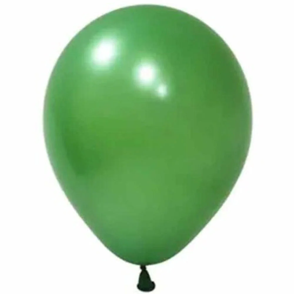 Balonevi Balon 12" Metalik Yeşil 12 Li