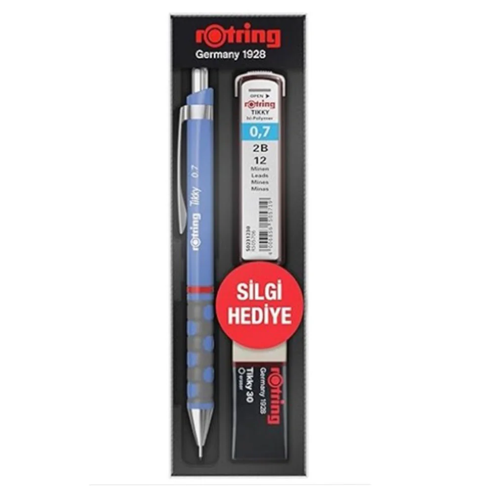 Rotring Okul Seti Tikky Rd 0.5+Min Silgi Hediyeli Menekşe Mavi