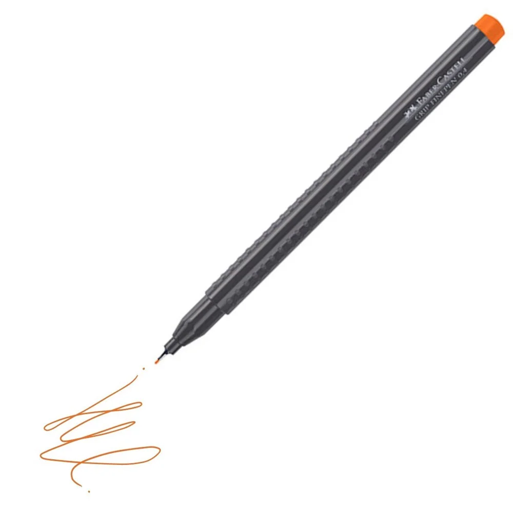 Faber-Castell Finepen Grip 0,4 Mm Turuncu 5020151615000