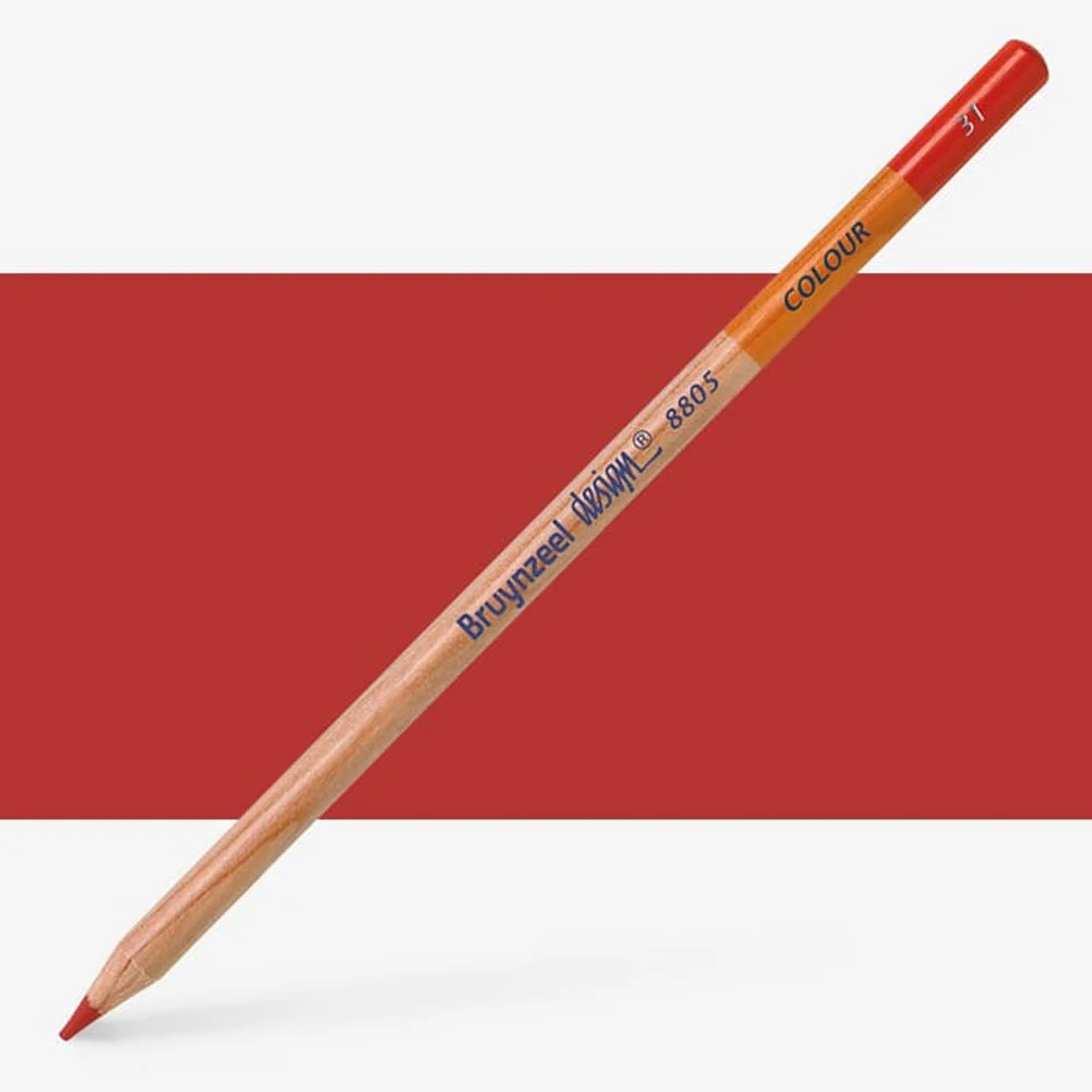 Bruynzeel Design Colour Vermillion Pencils