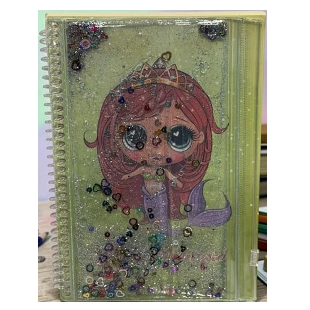 Vuki Sulu Çantalı Defter A5 Denizkızı 2/S