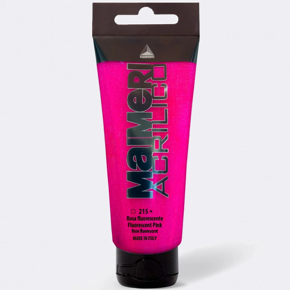 Mai Acrilico 200ml Fluorescent Pink