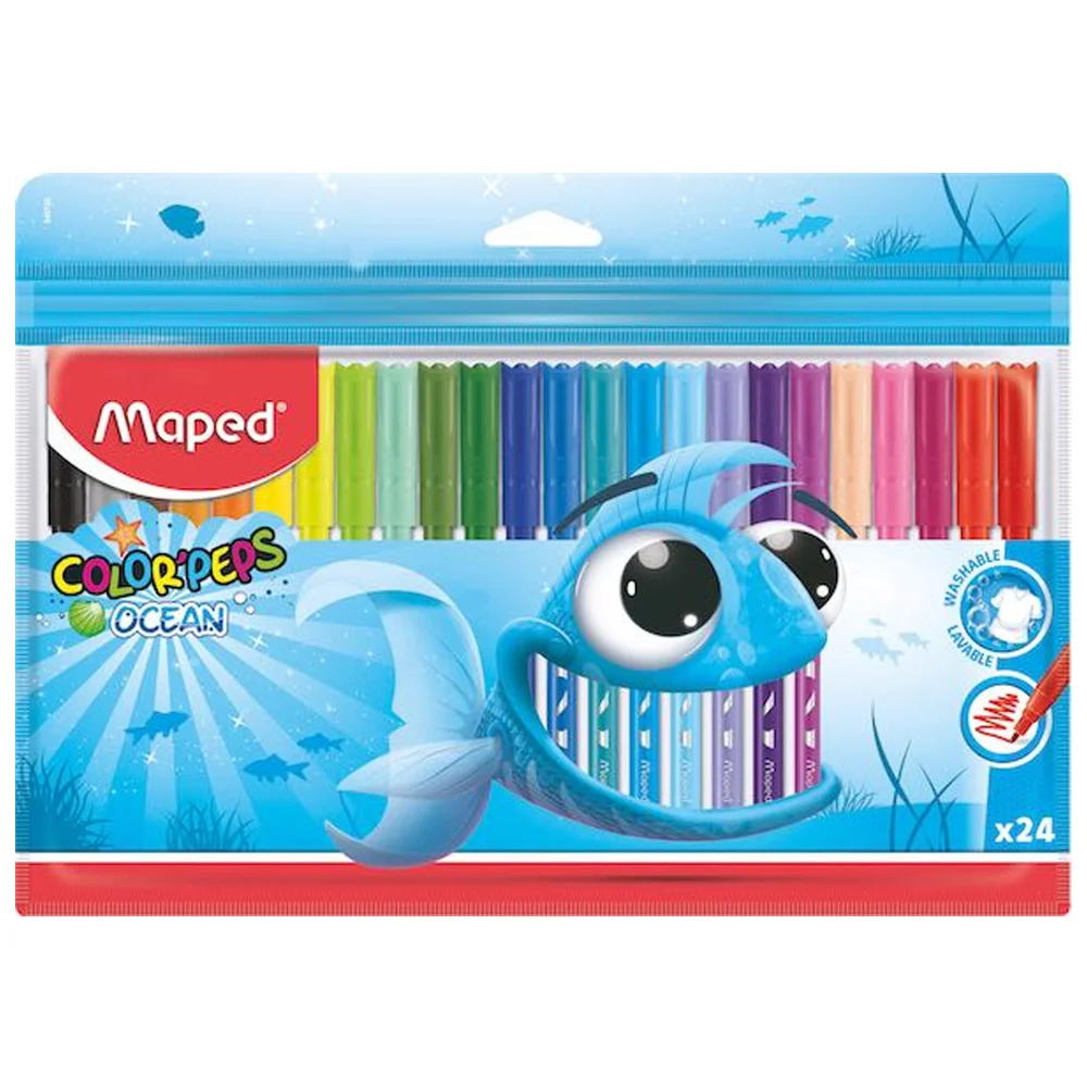 Maped Keçeli Kalem Peps Ocean 24 Renk 845722