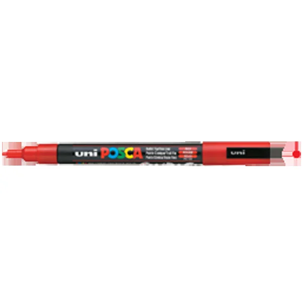 Uni-Ball Posca Markör Boyama Su Bazlı Poster 0.9-1.3 MM Kırmızı PC-3M