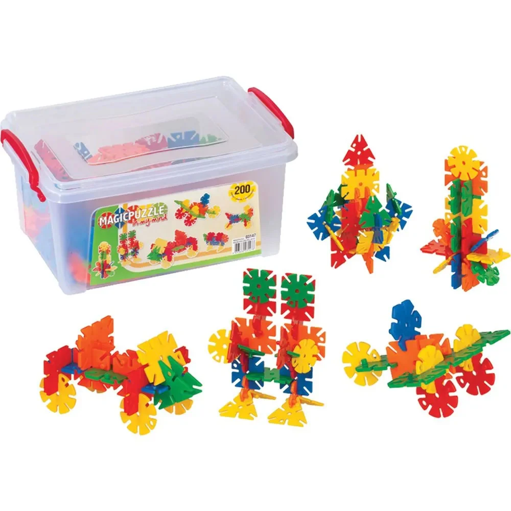 Dede Oyuncak Magic Puzzle Küçük Box 200 Parça