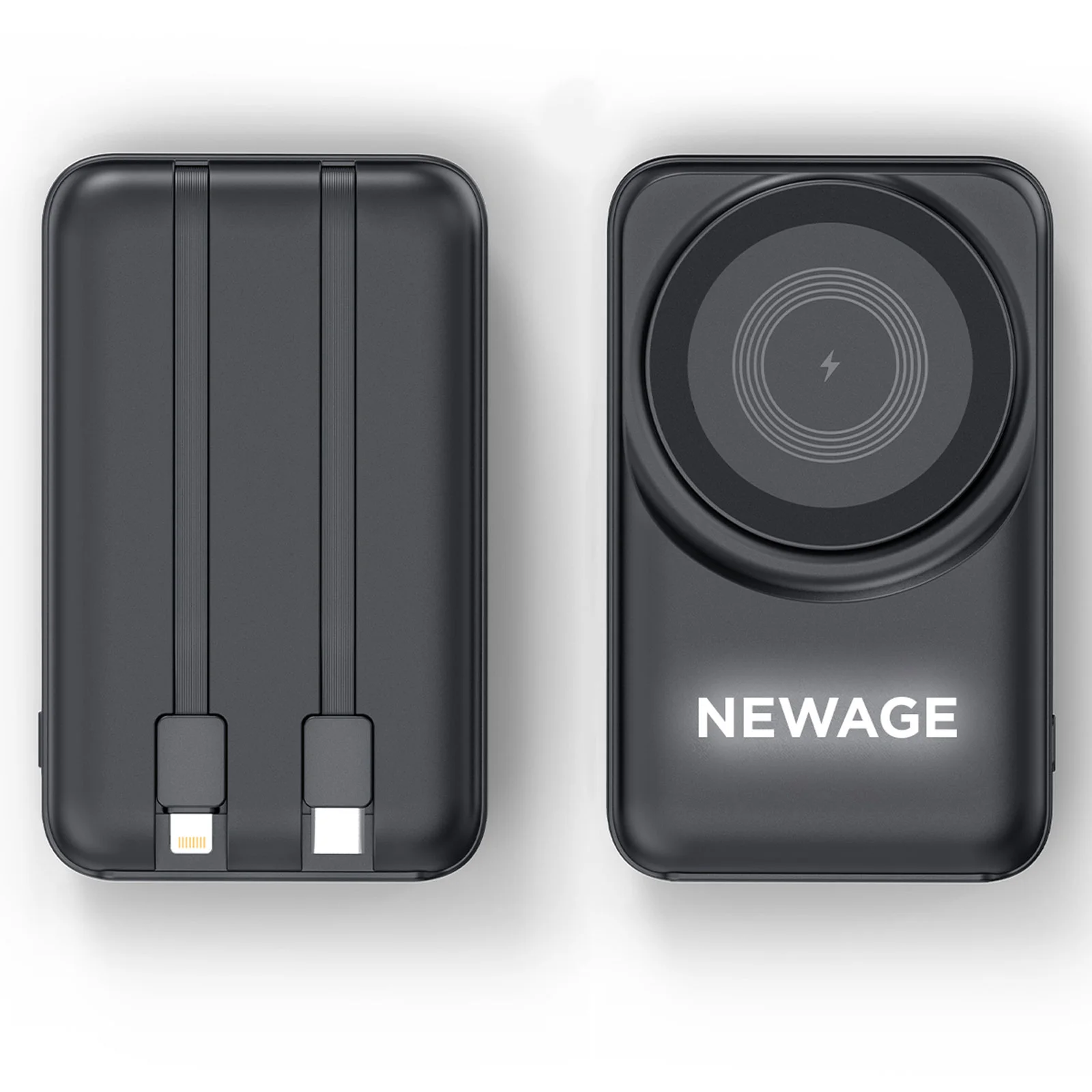 KÜÇÜKLER 10.000 MAH SİYAH MAGSAFE  ve  WIRELESS POWERBANK