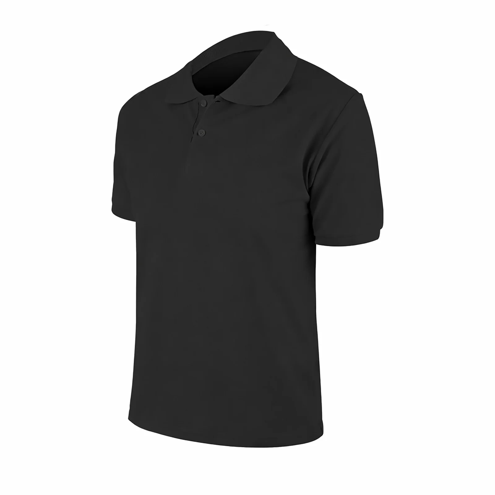BEGONYA SİYAH POLO YAKA TİŞÖRT
