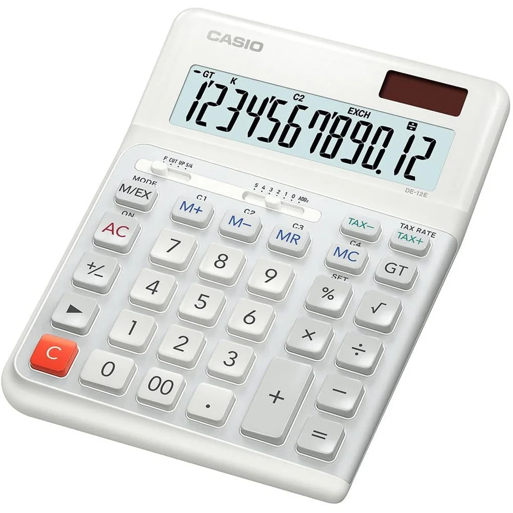 Casio Hesap Makinesi De-12e-we