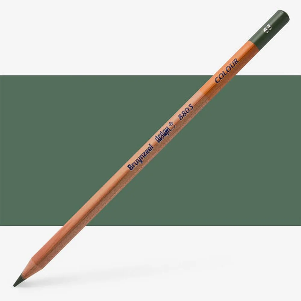 Bruynzeel Design Colour Olive Green Pencils