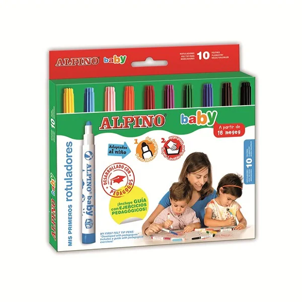 Alpino Keçeli Kalem Baby 10 LU AR000056
