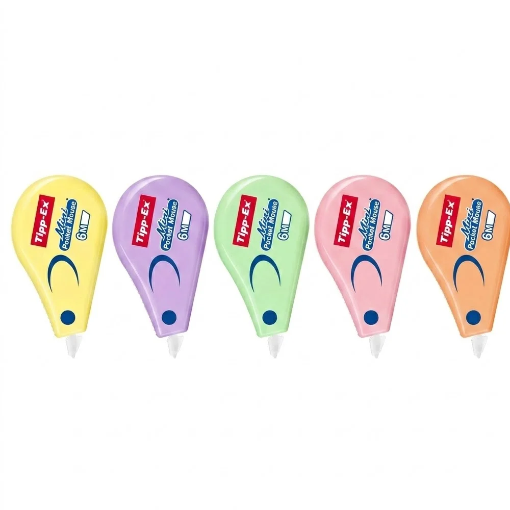 Tipp-ex Şerit Silici Mini Pocket Mouse Pastel Renkler 5 MM6 MT10 Lu