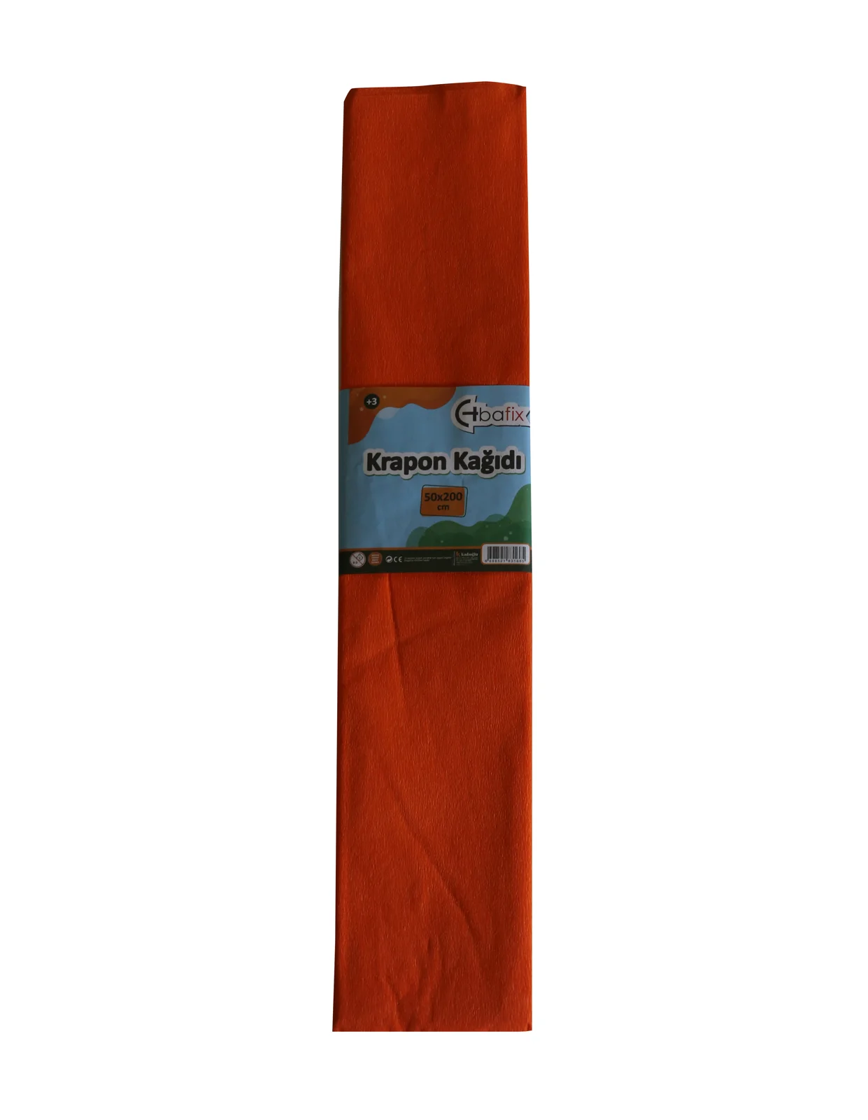 Bafix Krepon Kağıdı 10 LU 50x200 CM Turuncu