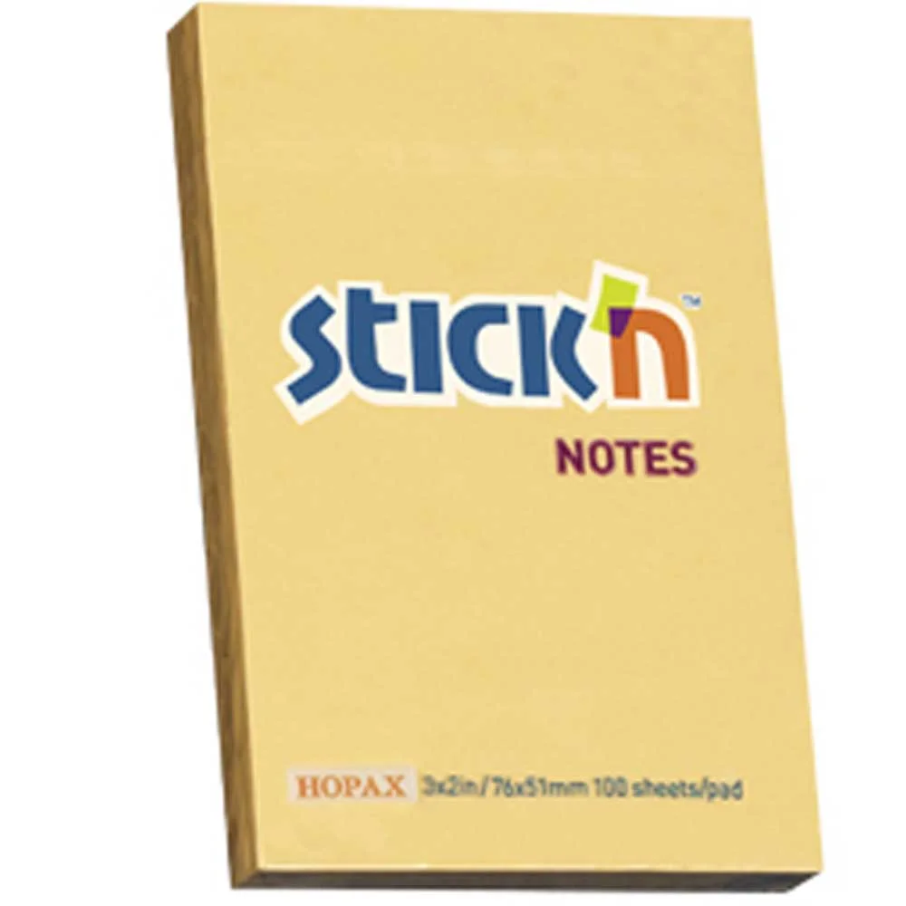 Hopax Stickn Yapışkanlı Not Kağıdı 76x51 Pastel Kavun İçi 100 YP HE21390