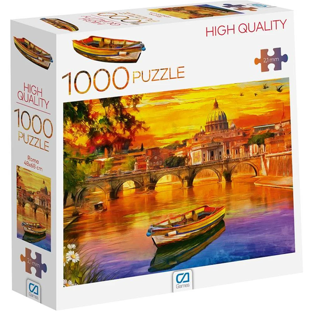 Ca Games Puzzle 1000 Parça Roma 7033