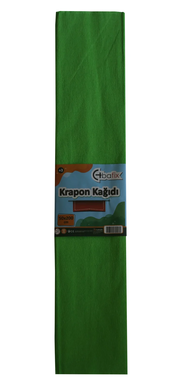 Bafix Krepon Kağıdı 10 LU 50x200 CM Açık Yeşil