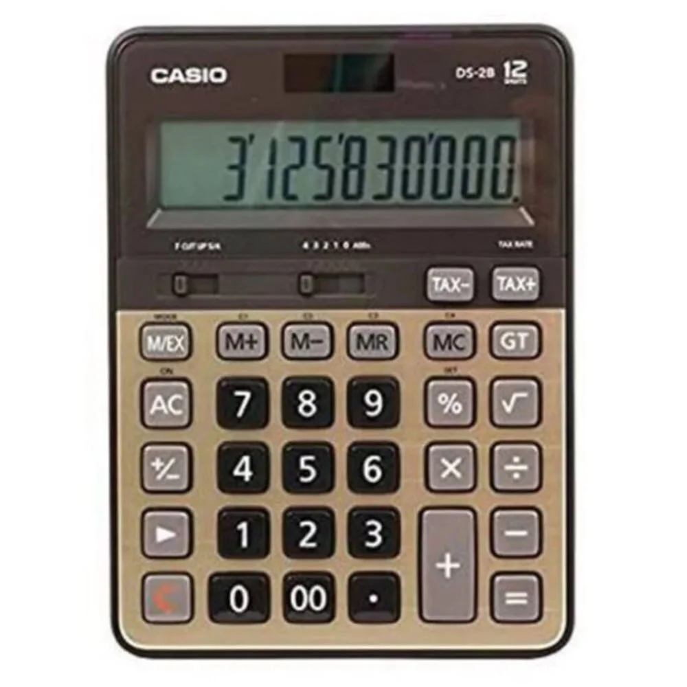 Casio Hesap Makinesi Masaüstü 12 Hane Prof DS-2B-GD