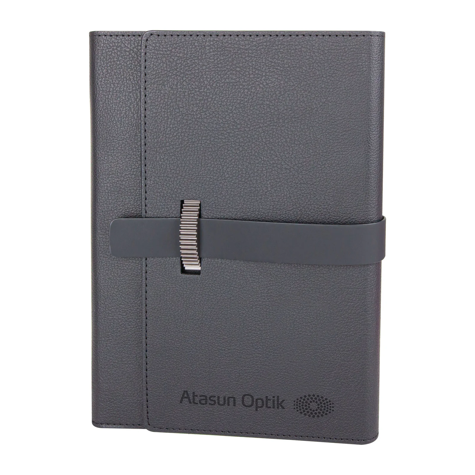 DEMİRTEPE SİYAH TARİHSİZ ORGANİZER DEFTER (17x22CM)