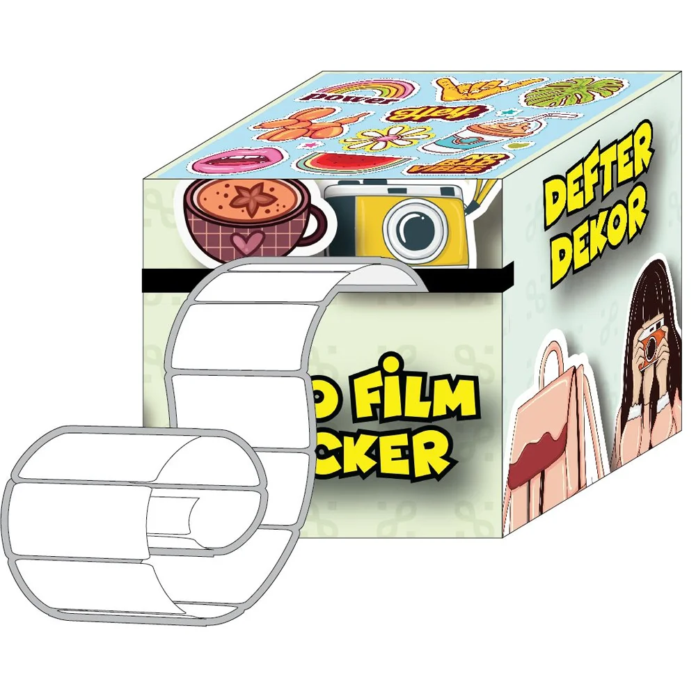 Lilamor Rulo Yetişkin Etiketi 5x5 24 Lü