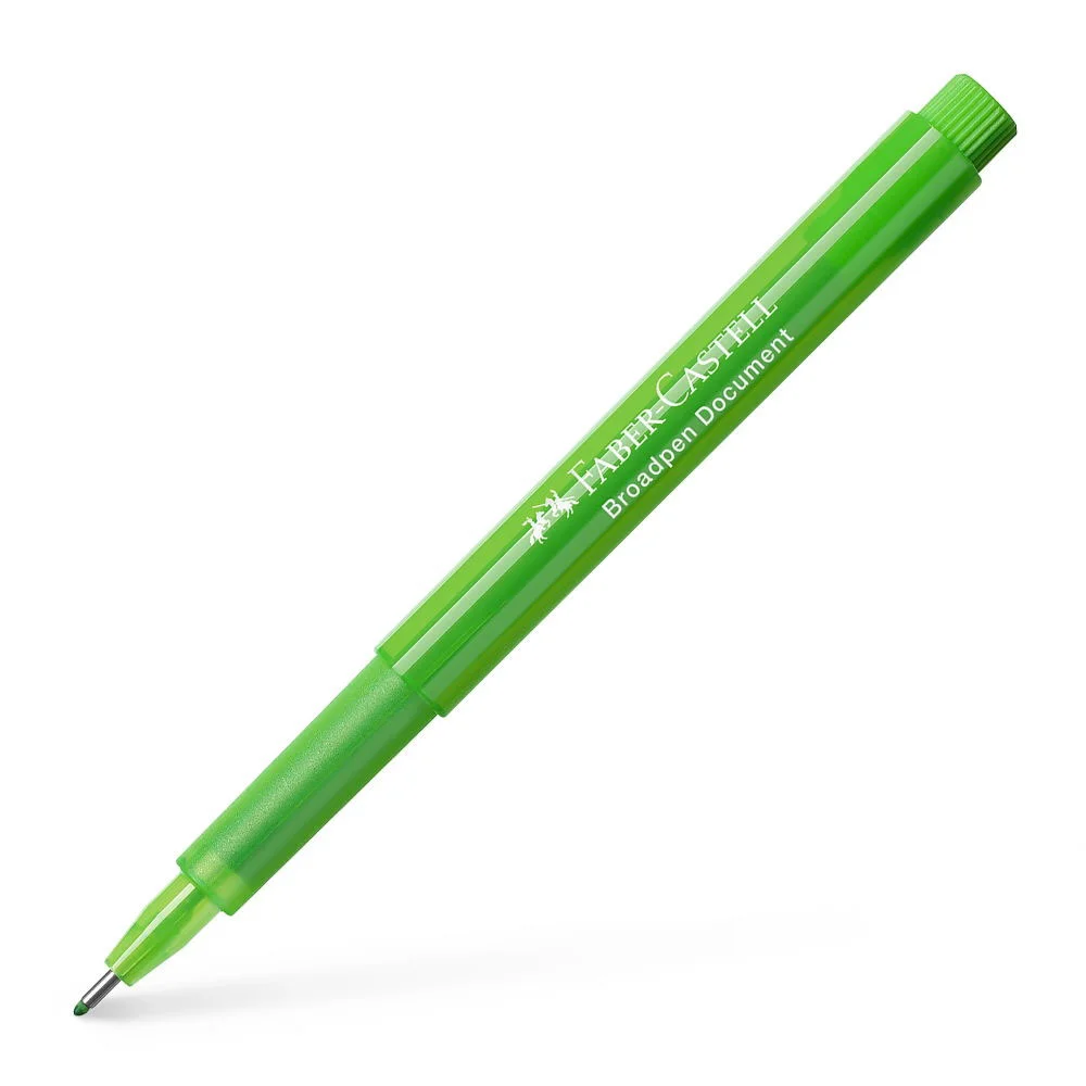 Faber-Castell Broadpen 1554 Açık Yeşil 10 Lu