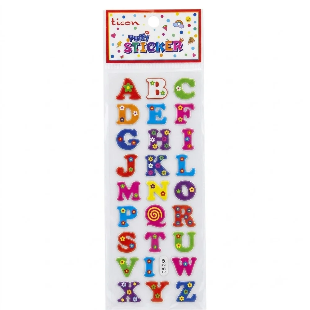 Ticon Puffy Sticker Harf Tps-005/2