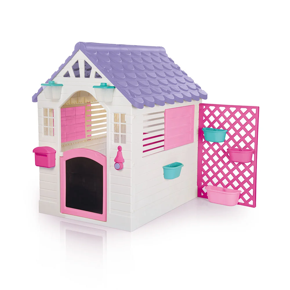 Dolu Aksesuarlı Oyun Evi Pembe Dolu-2578