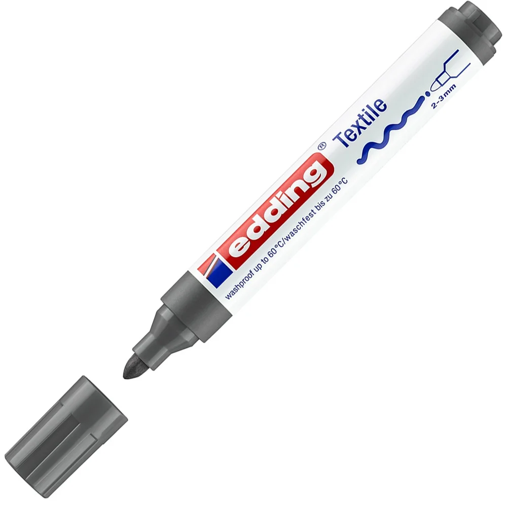 Edding T-shirt Kalemi Gri E-4500