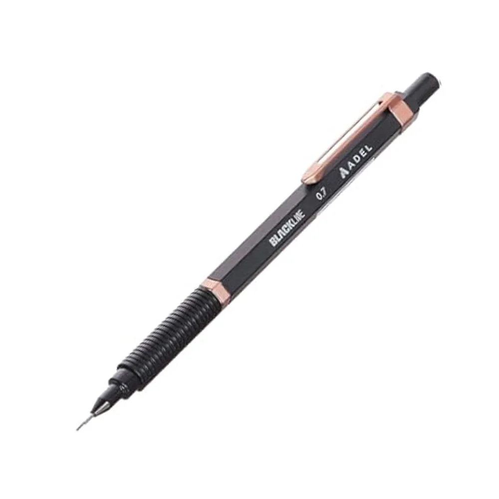 Adel Versatil Kalem BL Duo Siyah-Rose 0.7 MM 5 Li