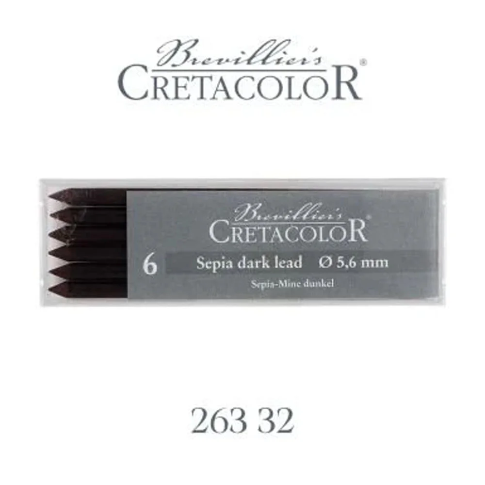 Cretacolor Sepia Dark Portmin Uç 5,6mm 6Lı 26332