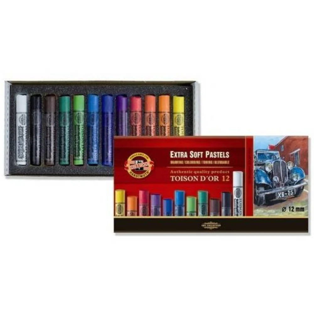 Koh-i Noor Set Extra Soft Dry Chalks 8552 12