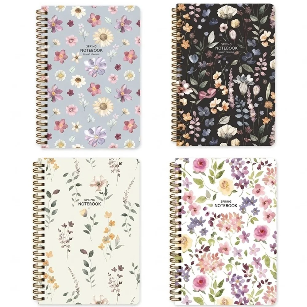 Keskin Color Not Defteri Karton Kp.Spr.Çiçek 12x17 80 YP Çiz.385351-99